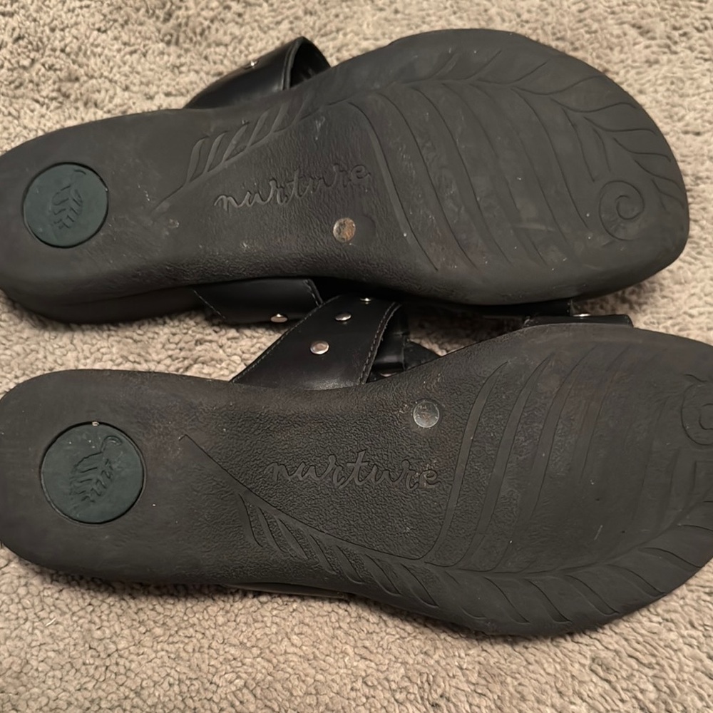 Nurture by Lamaze Black Sandals with Studded Straps - Picture 4 of 4